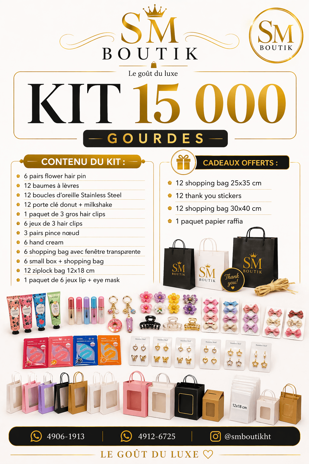Kit 15000 gourdes